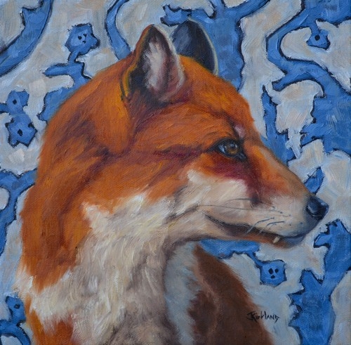 The Red Fox 10x10 $450 at Hunter Wolff Gallery